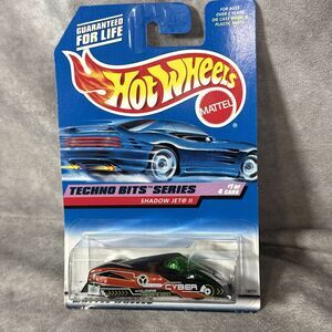 HOT WHEELS 1997 TECHNO BITS SERIES SHADOW JET II IN BLACK #1/4 #689 New